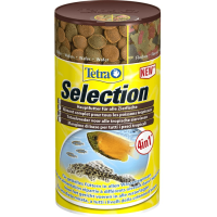 TetraSelection корм для всех видов рыб '4 вида' хлопья/чипсы/гранулы