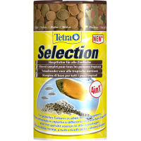 TetraSelection корм для всех видов рыб '4 вида' хлопья/чипсы/гранулы