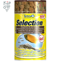 TetraSelection корм для всех видов рыб '4 вида' хлопья/чипсы/гранулы 100 мл