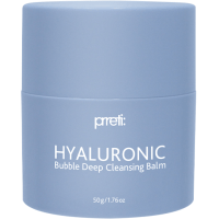 PrettySkin Cleansing Balm Hyaluronic Bubble Deep - Бальзам пузырьковый очищающий с гиалуроновой кислотой 50 мл