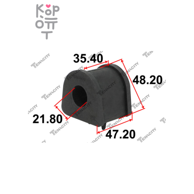 Втулка стабилизатора MK432396 ASBMI1027 CANTER FE70B, FE70C, FE70D, FE70E передняя TENACITY