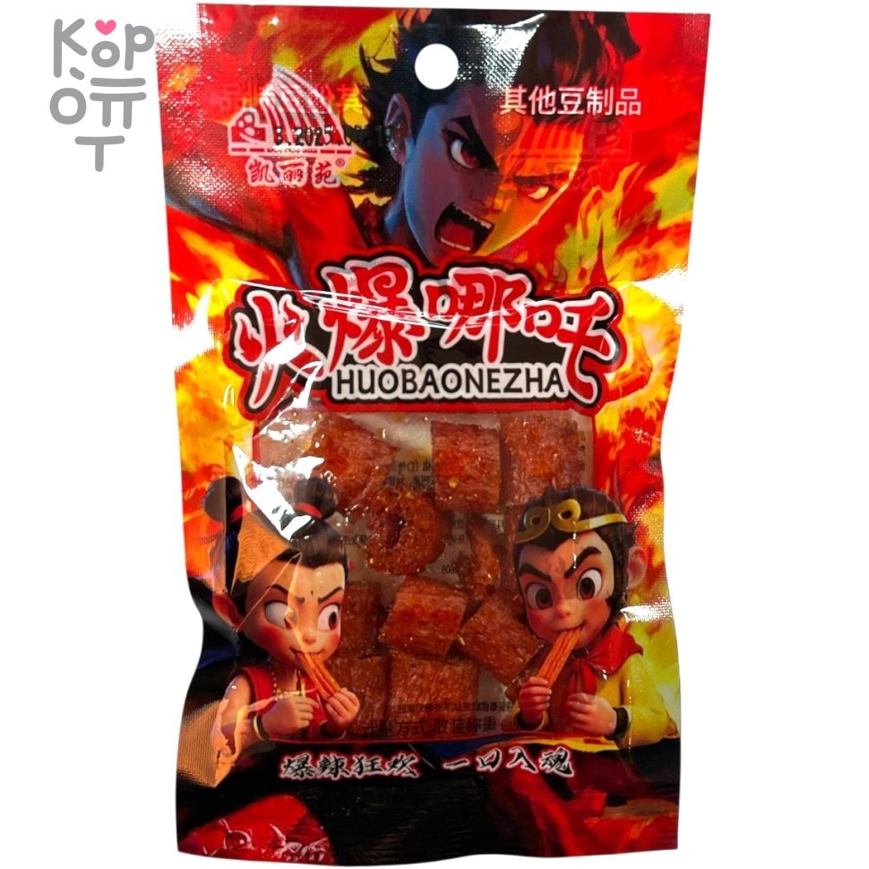 Снэк Nezha - Вегетарианское доброе мясо Huobao, купить с доставкой на дом фото 1 &mdash; Корейские товары для всей семьи(КорОпт)
