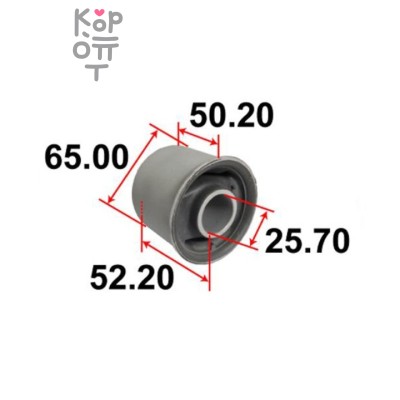 Сайлентблок 51360-TG0-T02A большой AAMHO1065 FIT GE7, CE8 задний переднего рычага без кронштейна Tenacity