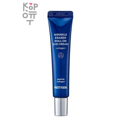 PrettySkin Wrinkle Eraser Roll On Eye Cream Gold Snail - Крем-роллер для век с золотом и муцином улитки 30 мл