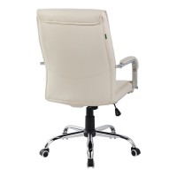 Executive Chair 107S Beige - Кресло руководителя из экокожи, бежевое