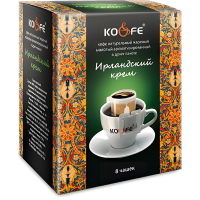KO&FE Drip Bag Coffee - Ирландский крем дрип-пакет 8гр.*8шт.чашек