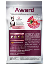 AWARD SPECIAL CARE Sensitive Digestion Сухой корм для взрослых собак всех пород с чувствительным пищеварением со свежим мясом ягненка