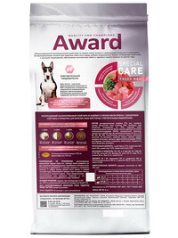 Сухой корм AWARD SPECIAL CARE Sensitive Digestion для взрослых собак всех пород с чувствительным пищеварением со свежим мясом ягненка