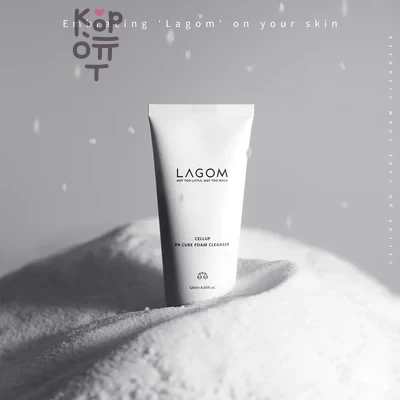 Lagom Cellup Ph Cure Foam Cleanser - Увлажняющая слабокислотная пенка для умывания, 120 мл
