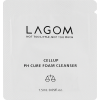 Lagom Cellup Ph Cure Foam Cleanser - Увлажняющая слабокислотная пенка для умывания, 120 мл