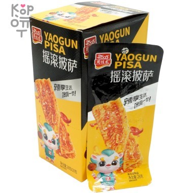 Снэк Yaogun Pisa сушеный тофу со вкусом куриных крылышек, 28гр. &mdash; Корейские товары для всей семьи(КорОпт)