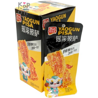 Снэк Yaogun Pisa сушеный тофу со вкусом куриных крылышек, 28гр.