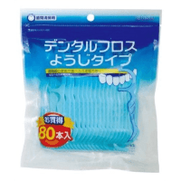 EBISU Everyday Floss - Флосспик с ТОНКОЙ зубной нитью на эргономичной плоской ручке.