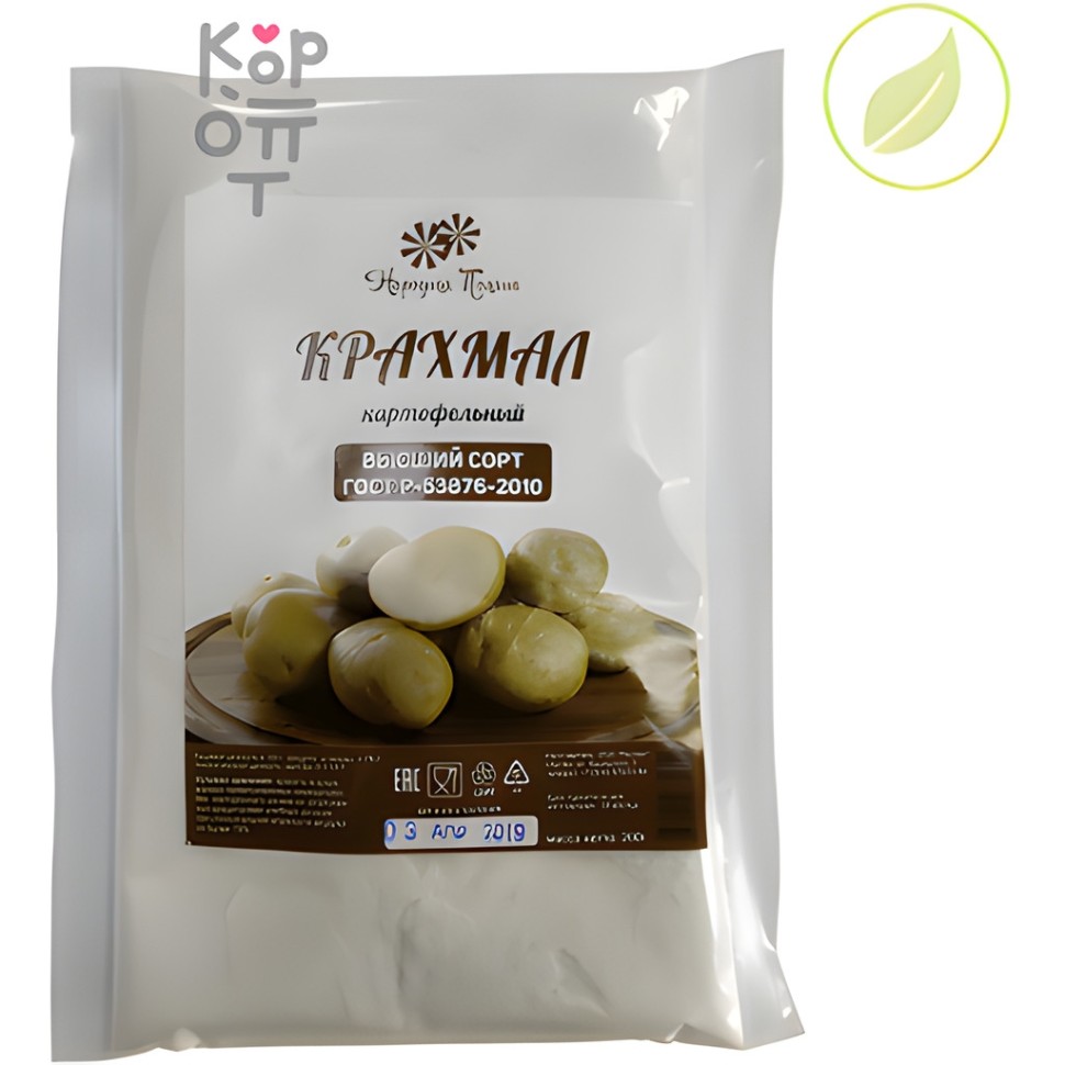 Народная Поляна Крахмал картофельный, 400 г — Коробка 15 штук