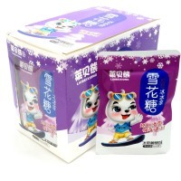 Конфета "Холодок" Laibeiiong Snow Candy Зайчик на сноуборде, со вкусом ледяного Винограда