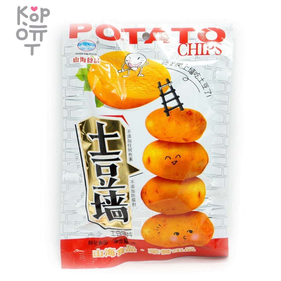 Чипсы Shanhai Foods Potato chips, 20гр., купить с доставкой на дом фото 1 &mdash; Корейские товары для всей семьи(КорОпт)