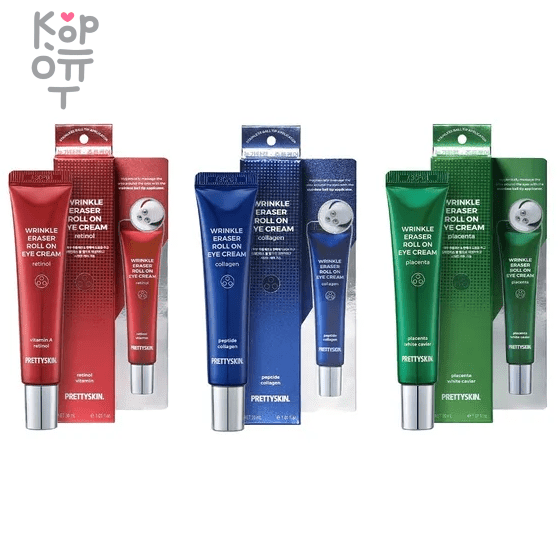 Pretty Skin Wrinkle Eraser Roll On Eye Cream - Антивозрастной крем-роллер для век 30мл. фото 1 &mdash; Корейские товары для всей семьи(КорОпт)