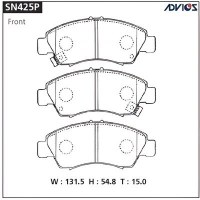PF-8265/PF-8510/AN377/SN425P ADVICS - Тормозные колодки