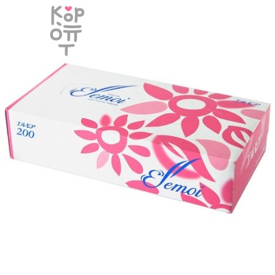 Kami Shodji ELLEMOI - Бумажные двухслойные салфетки 200 шт. (1 пачка)