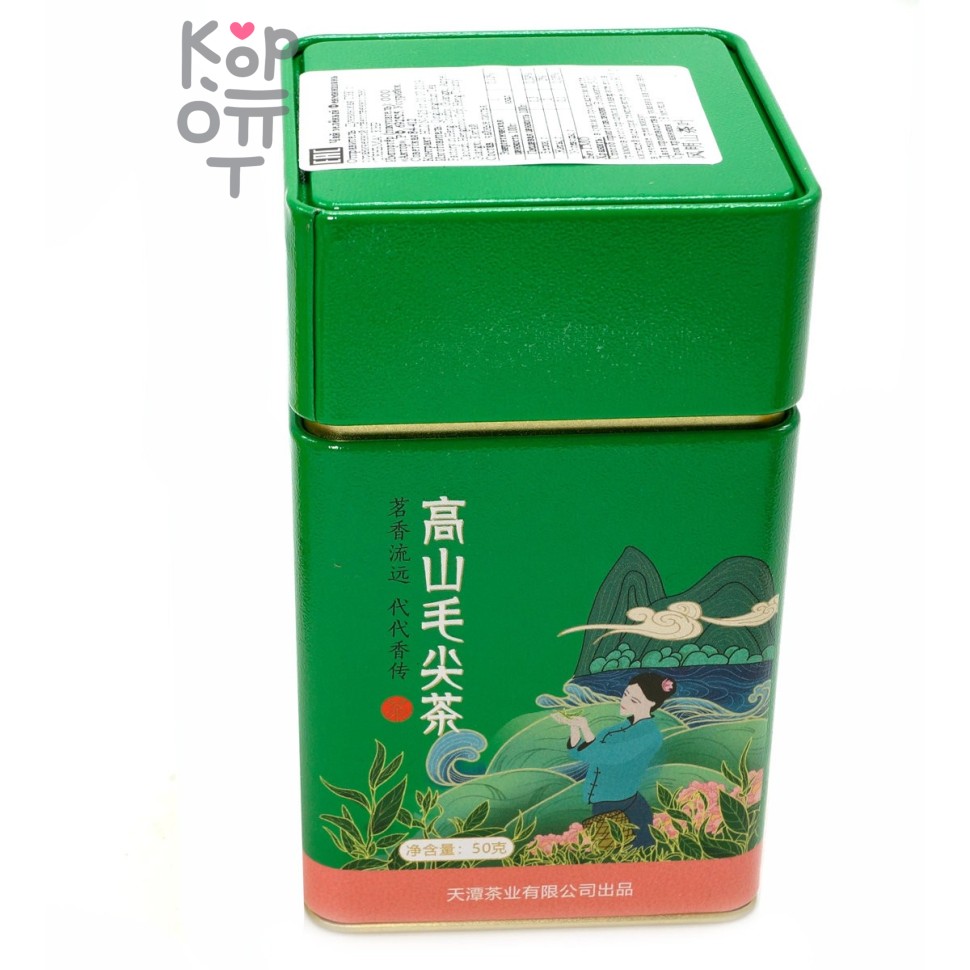 Чай Tiantan Tea - Зеленый чай Высокогорный Маоцзянь (Маоцзень), 50гр.