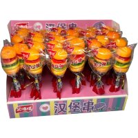 Мармелад жевательный на палочке гамбургер Gummy