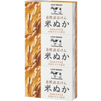 Мыло туалетное COW BRAND "Natural Soap" натуральное с маслом рисовых отрубей.