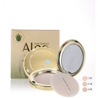Enough Coenzyme Q10 Aloe Silky Sun Two Way Cake SPF25/PA++ - Матирующая пудра с коэнзимом Q10 и алоэ, 13гр.+13гр. 