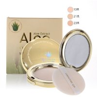 Enough Coenzyme Q10 Aloe Silky Sun Two Way Cake SPF25/PA++ - Матирующая пудра с коэнзимом Q10 и алоэ, 13гр.+13гр. 