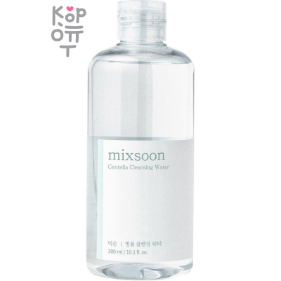 mixsoon Centella Cleansing Water - Очищающая вода с экстрактом Центеллы  300мл. 