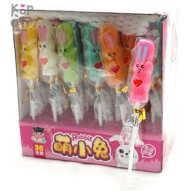 Леденец на палочке Rabbit Фруктовый Кролик — Корейские товары для всей семьи(КорОпт)