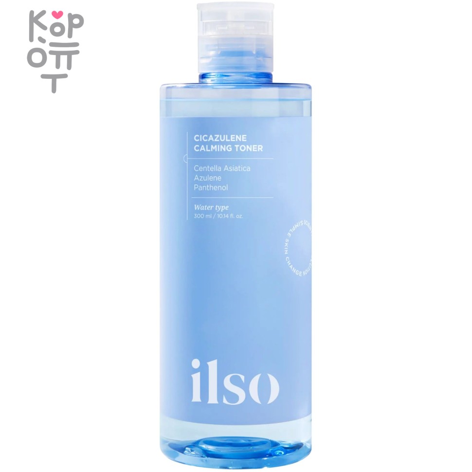 ILSO Cicazulene Calming Toner - Успокаивающий тонер для лица с экстрактом Центеллы 300мл., купить с доставкой на дом фото 1 &mdash; Корейские товары для всей семьи(КорОпт)