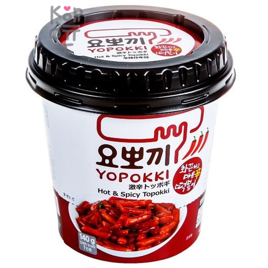 Yopokki Hot and Spicy Toppoki - Рисовые клецки с острым пряным соусом.