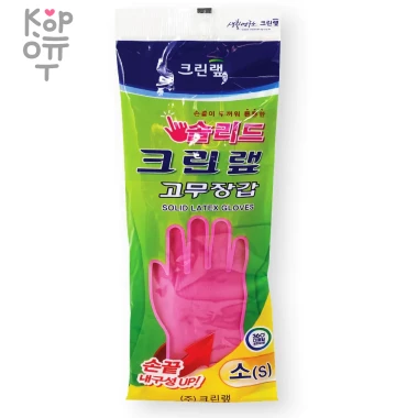 Clean Wrap Rubber Gloves - Перчатки из натурального латекса c внутренним покрытием — Корейские товары для всей семьи(КорОпт)