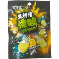 Кислая карамель Wusuan Sour Sandwich Candy - Тьма приняла вызов, кислятина со вкусом Лимона