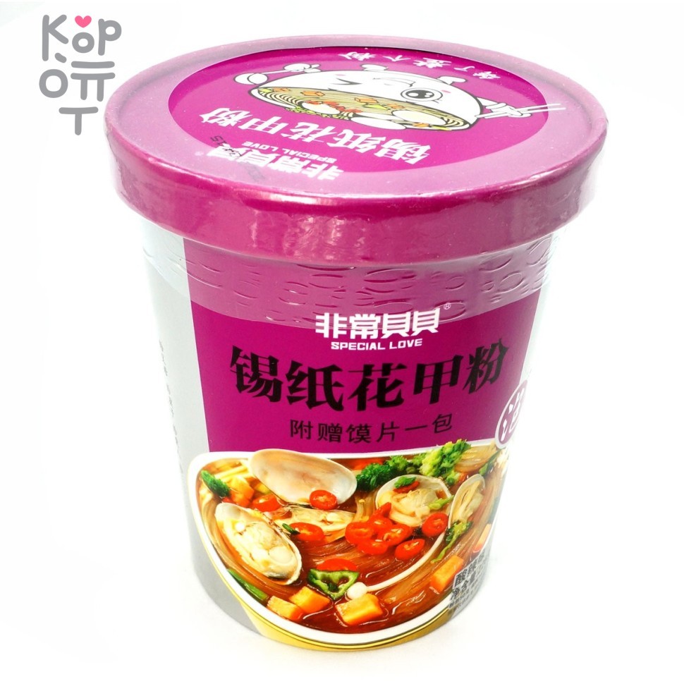 Лапша быстрого приготовления Special Love с Устрицами, 211гр., купить с доставкой на дом фото 1 &mdash; Корейские товары для всей семьи(КорОпт)