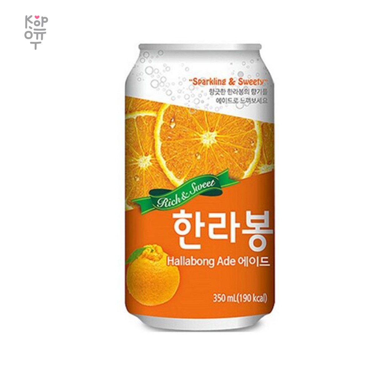 ILHWA Hallabong ade — Напиток газированный, вкус халлабон, 350 мл