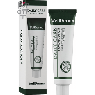 WellDerma Daily Cure Recovery Cream - Восстанавливающий успокаивающий крем для лица 30 мл