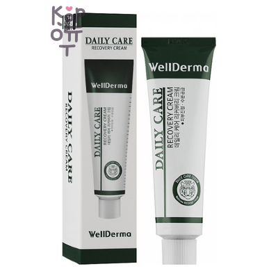 WellDerma Daily Cure Recovery Cream - Восстанавливающий успокаивающий крем для лица, 30 мл
