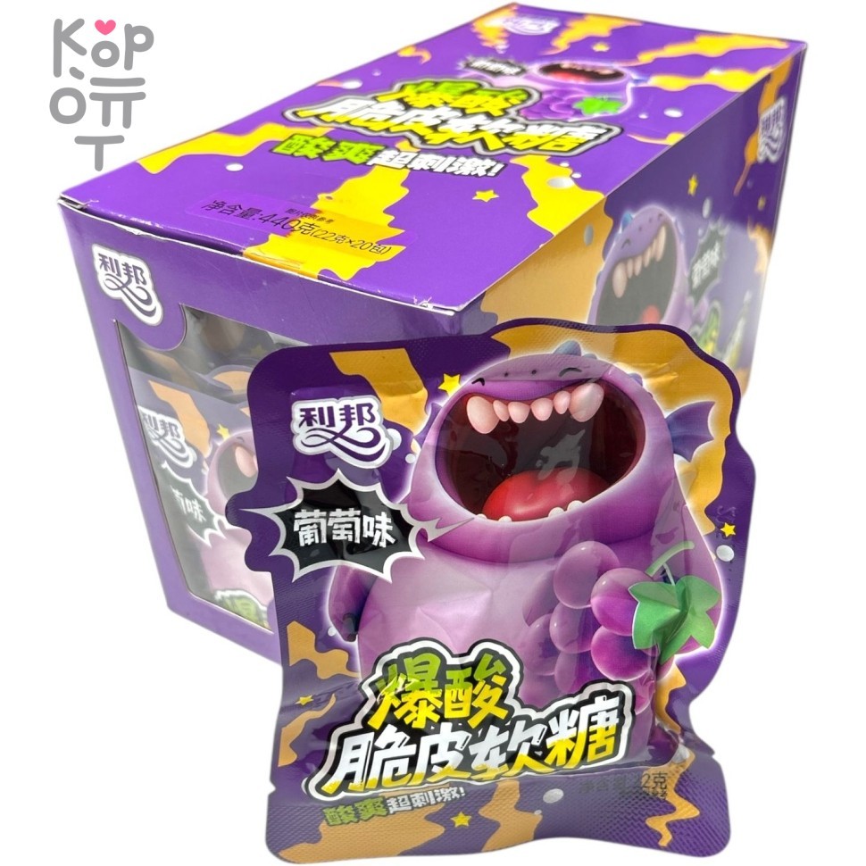 Жевательный мармелад монстр со вкусом Винограда, купить с доставкой на дом фото 1 — Корейские товары для всей семьи(КорОпт)