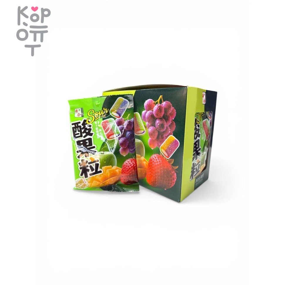 Кислый жевательный мармелад Siun со вкусом спелых Фруктов , купить с доставкой на дом фото 1 &mdash; Корейские товары для всей семьи(КорОпт)