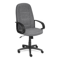 Office Chair OC-507 Gray - Кресло офисное с высокой спинкой, ткань, серое
