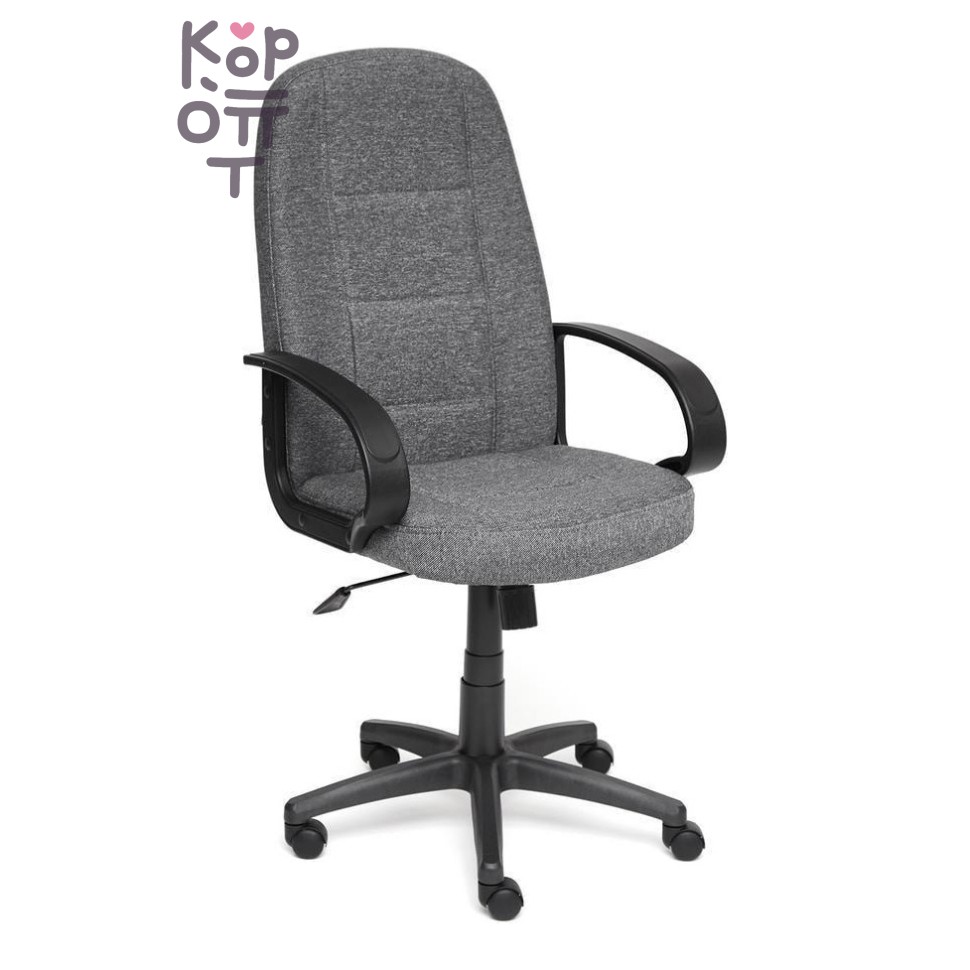 Office Chair OC-507 Gray - Кресло офисное с высокой спинкой, ткань, серое