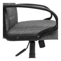Office Chair OC-507 Gray - Кресло офисное с высокой спинкой, ткань, серое