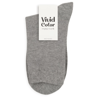 Vivid Color - Носки женские классические высокие, размер 23-25см., 1 пара.