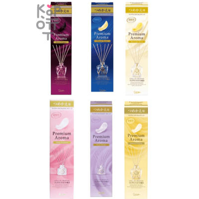 ST Shoshu Riki Premium Aroma - Освежитель воздуха для комнаты (сменная упаковка - наполнитель + палочки) 50мл.