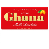 Lotte Ghana Milk Chocolate Bar - Шоколад Гана молочный 50гр.