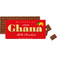 Lotte Ghana Milk Chocolate Bar - Шоколад Гана молочный 50гр.