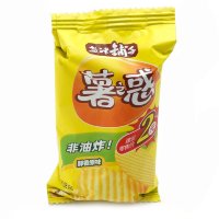Чипсы Non Fried - вкусные картофельные со вкусом копченого мяса, 32гр.