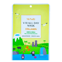 Pretty Skin McNally V10 All Day Mask - Тканевая маска для лица 25мл.