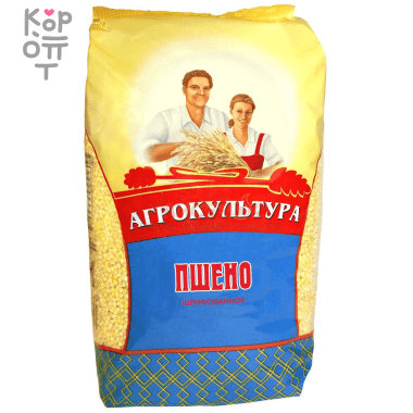 Крупа Пшено шлифованное Агрокультура, 800гр. &mdash; Корейские товары для всей семьи(КорОпт)